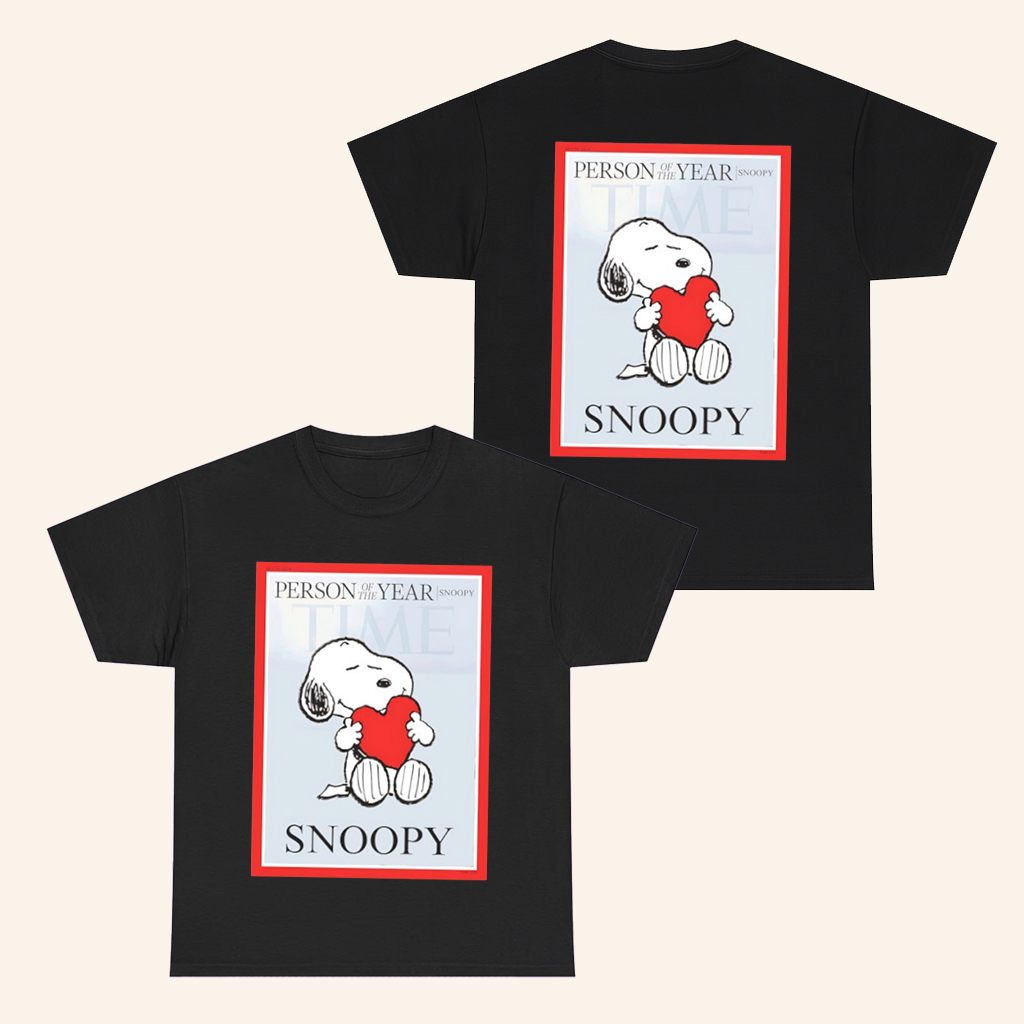 Snoopy Time 2025 Person Of The Year T-Shirt Snoopy Merch Gifts For Friends