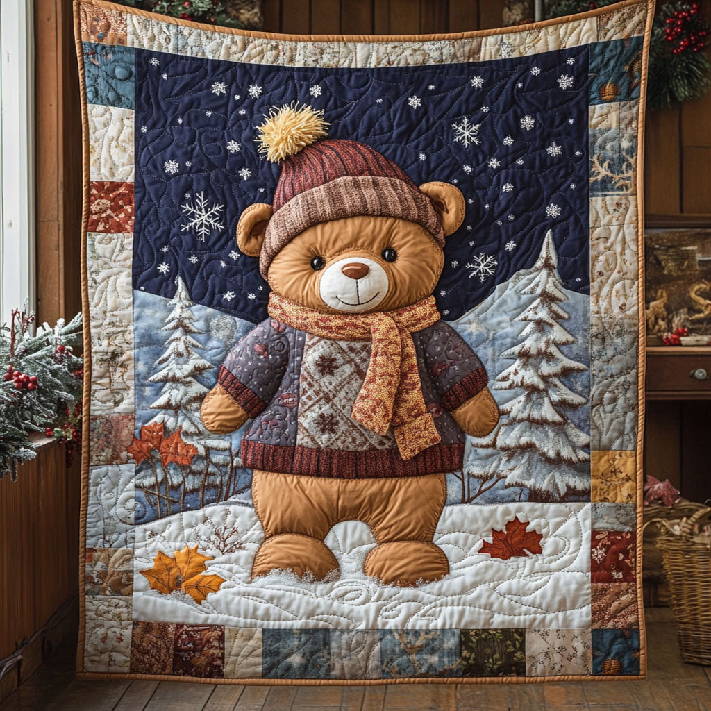 Snow Bear Quilt Comfortable Quilt Blanket That Everyone Will Love