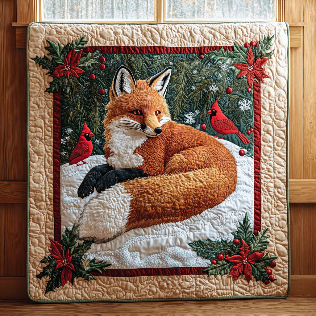 Snow Gleam Quilt Premium Quilt Blanket Gift for Cozy Winter Nights