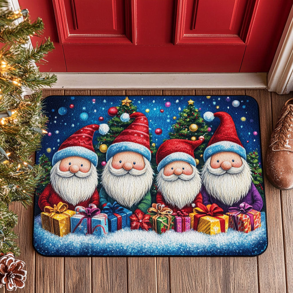 Snow Gnome Doormat Blanket Perfect Gift For Friends and Family on Christmas Day