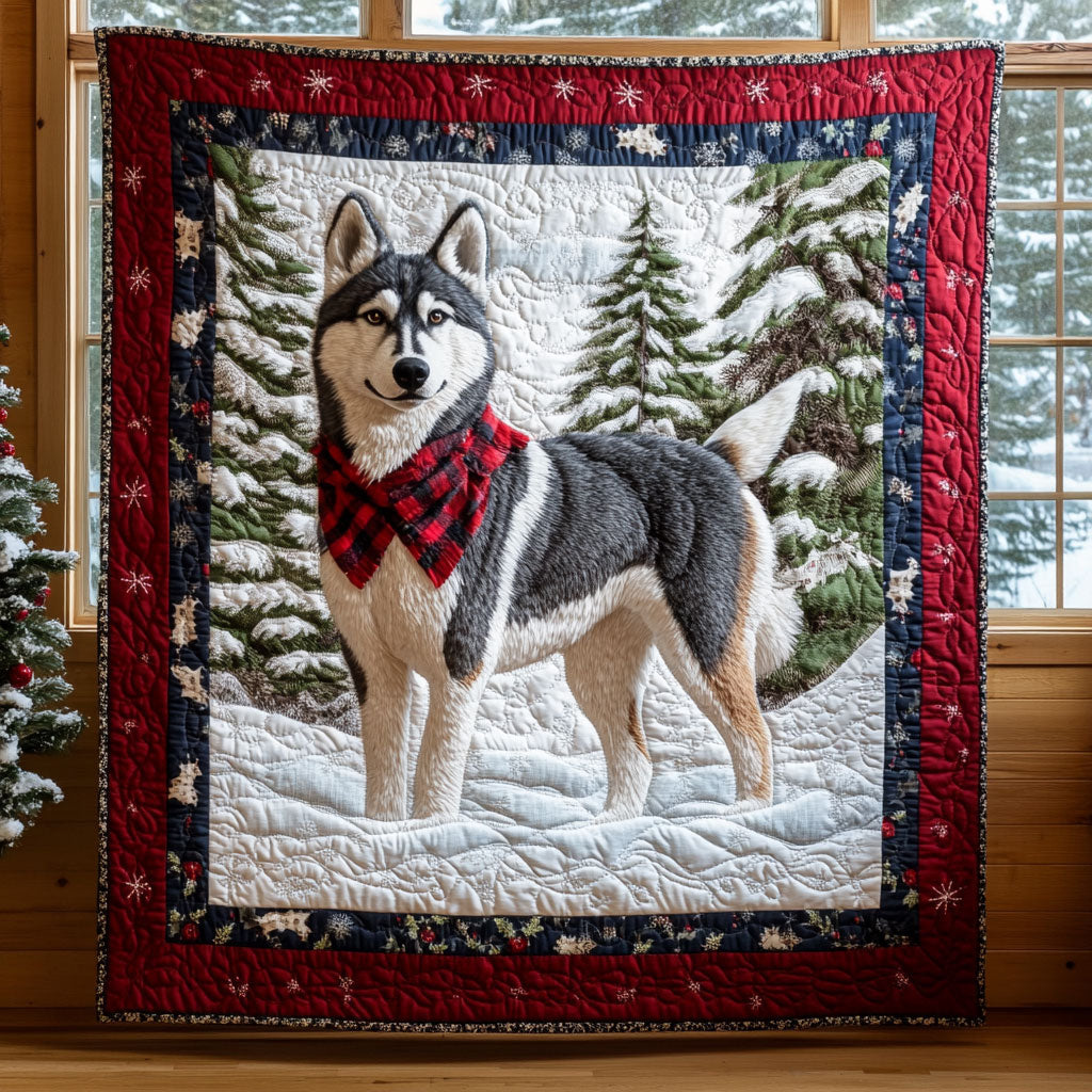 Snow Guardian Quilt Premium Quilt Blanket Gift for Cozy Winter Nights