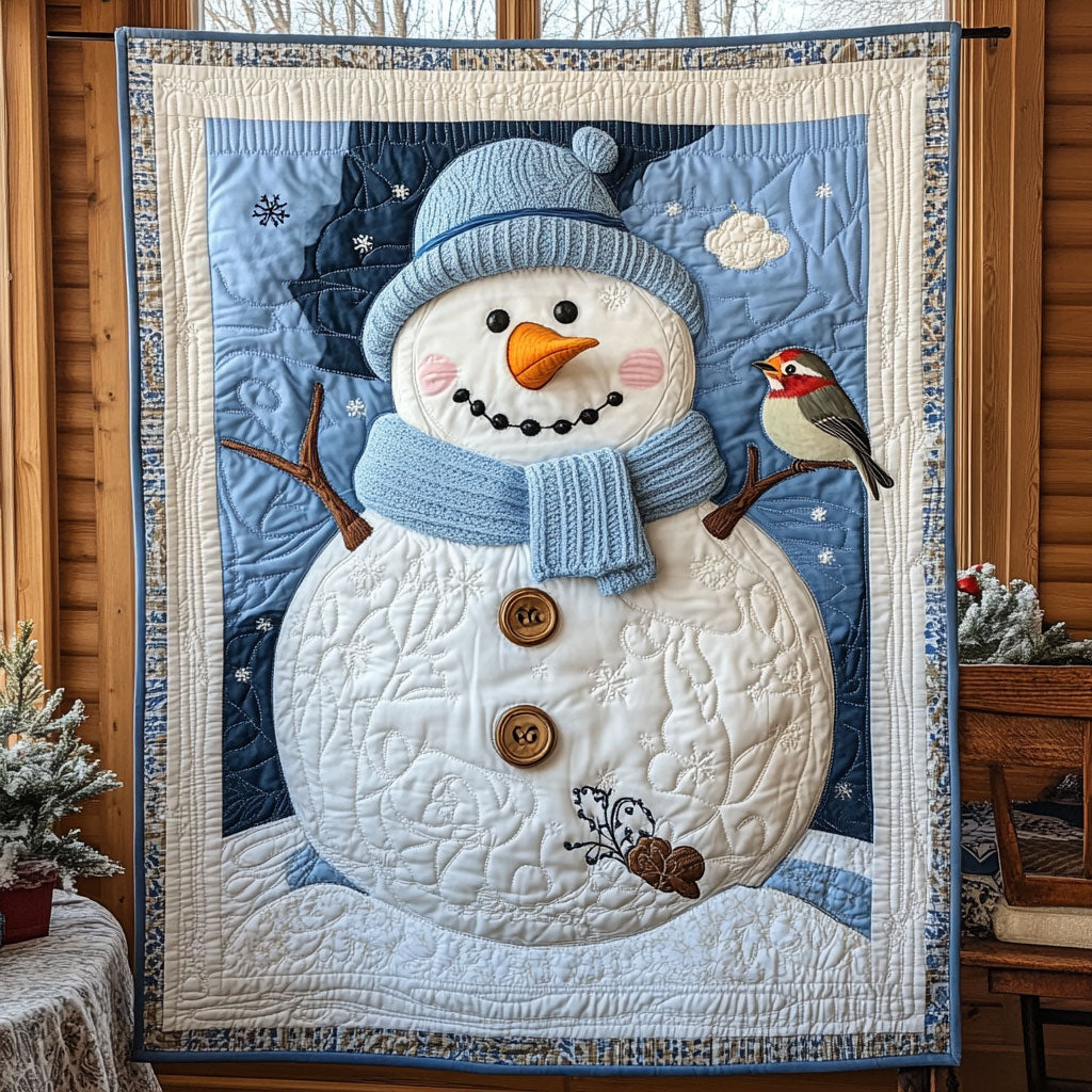 Snow Smile Quilted Blanket Christmas Throw Son In Law Christmas Presents