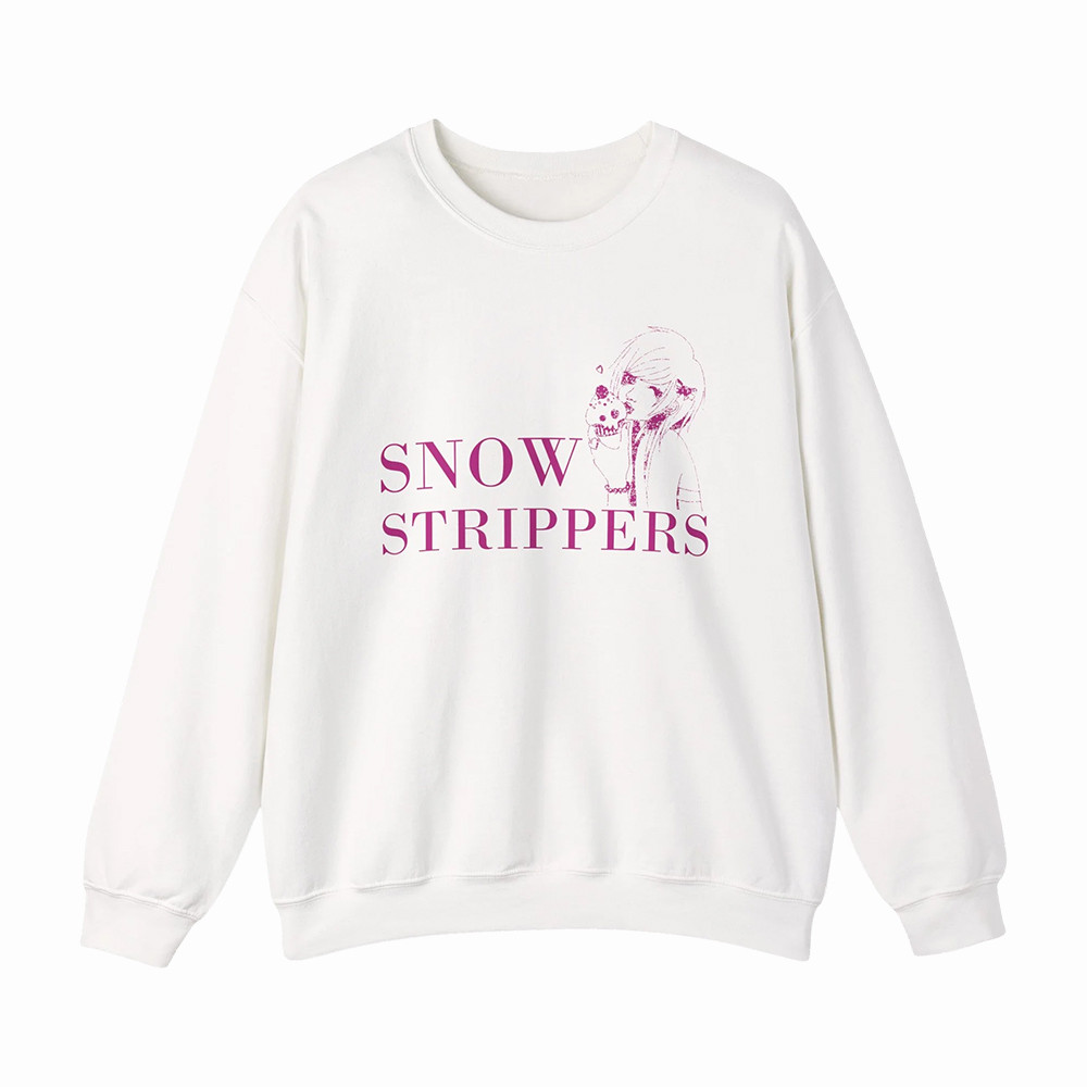 Snow Strippers Anime Tour Sweatshirt Snow Strippers Band Apparel Best Present For Wife