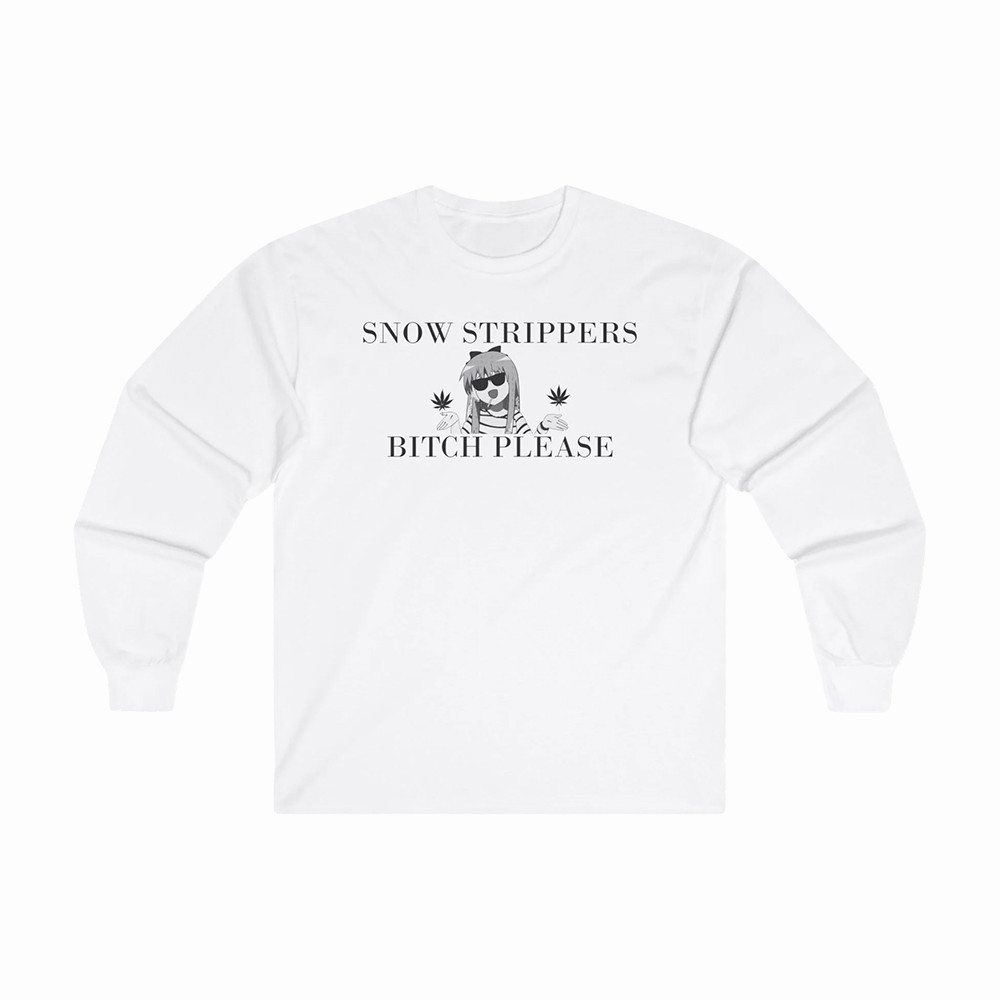Snow Strippers B Please Long Sleeve Shirt Music Concert Merch Snow Strippers Lover Gift Ideas