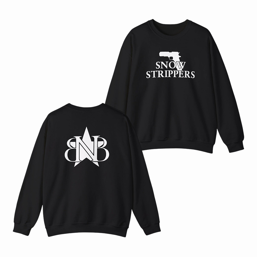 Snow Strippers Gun Tour Sweatshirt Electronic Music Apparel Present Idea For Snow Strippers Fans