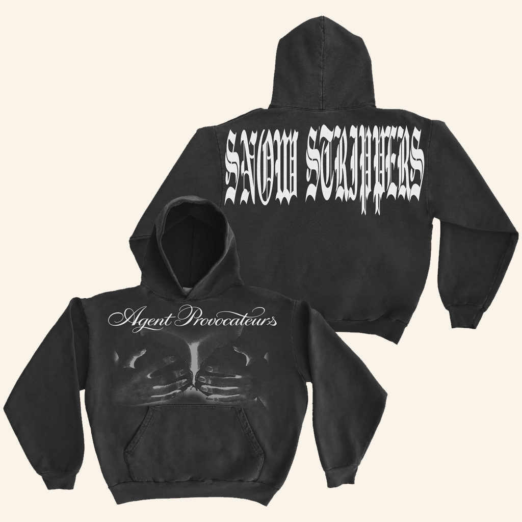 Snow Strippers Merch Agent Provocateurs Hoodie Cool Gifts For Music Lovers