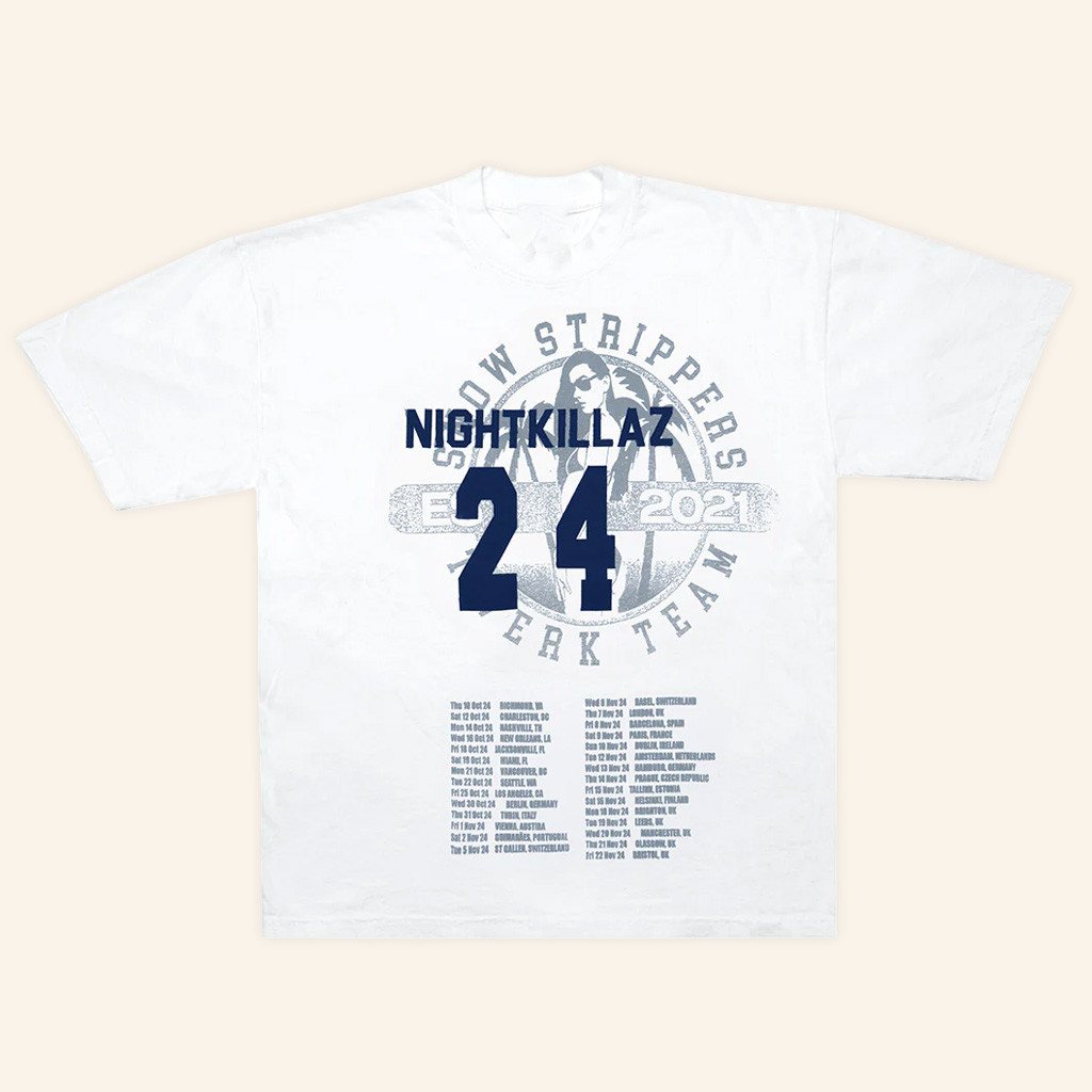 Snow Strippers Merch Night Killaz 24 White T-Shirt Unique Gifts For Music Lovers