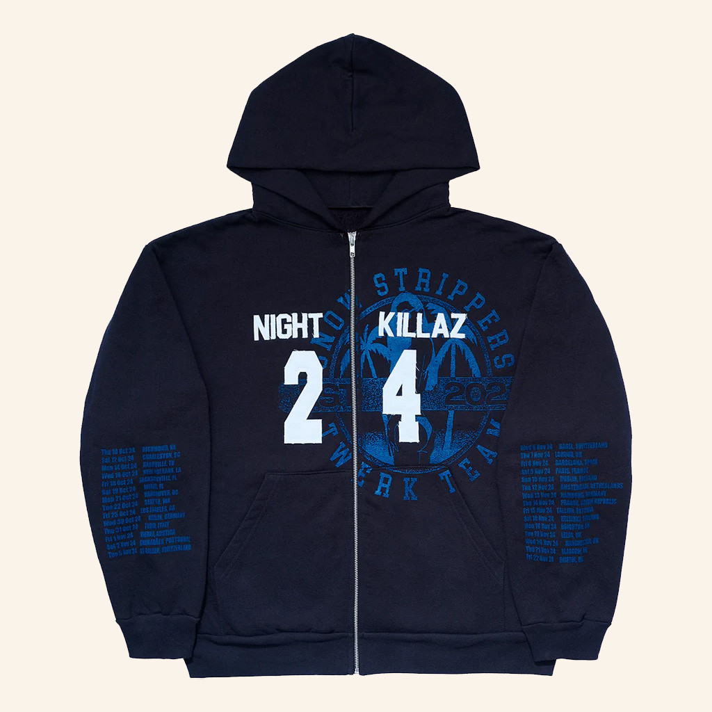 Snow Strippers Merch Night Killaz Zip Hoodie Cool Gifts For Music Lovers Snow Strippers Merch Night Killaz Zip Hoodie Cool Gifts For Music Lovers