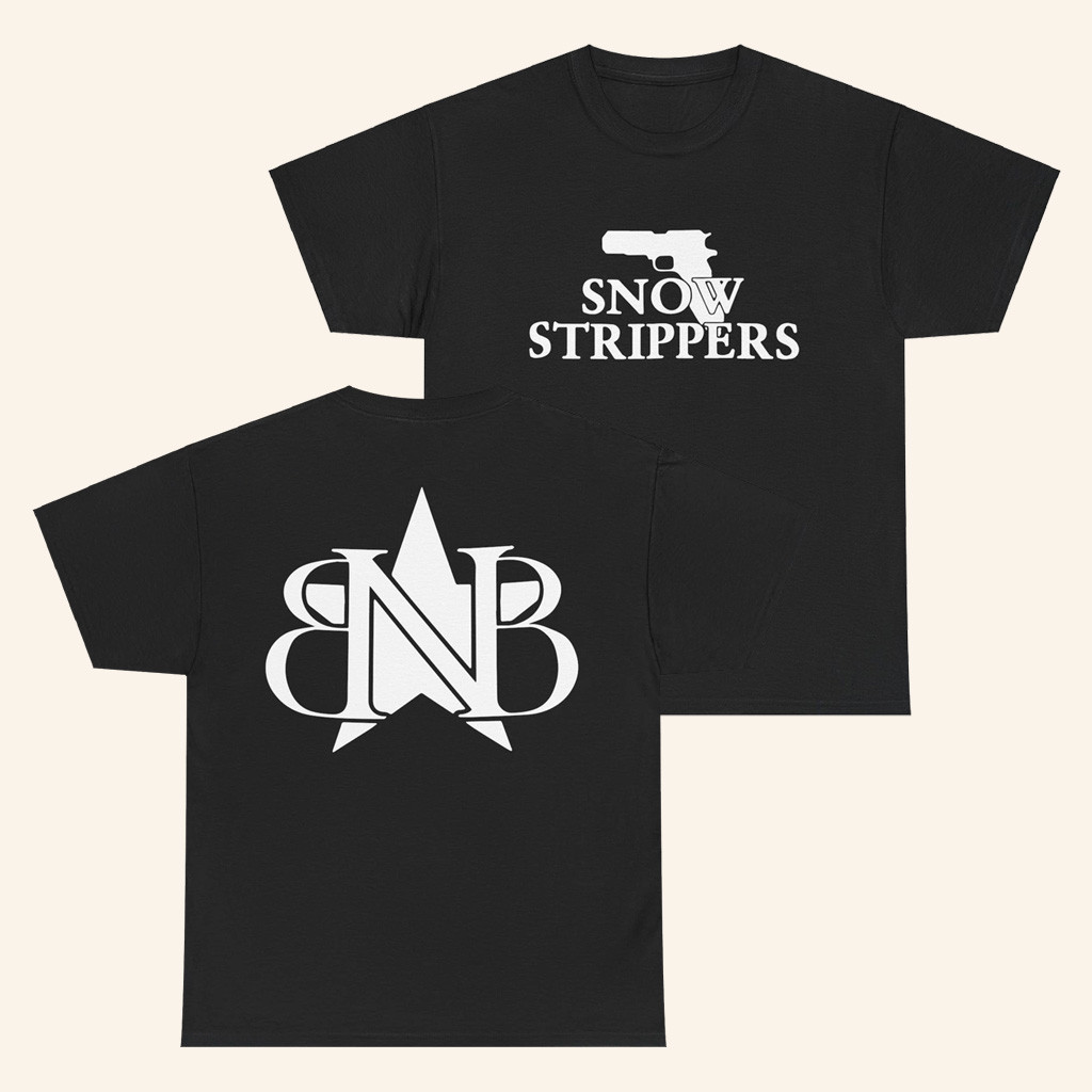 Snow Strippers Merch Snow Strippers Gun T-Shirts Nice Bass Bro Album Tour Merch Fan Gifts