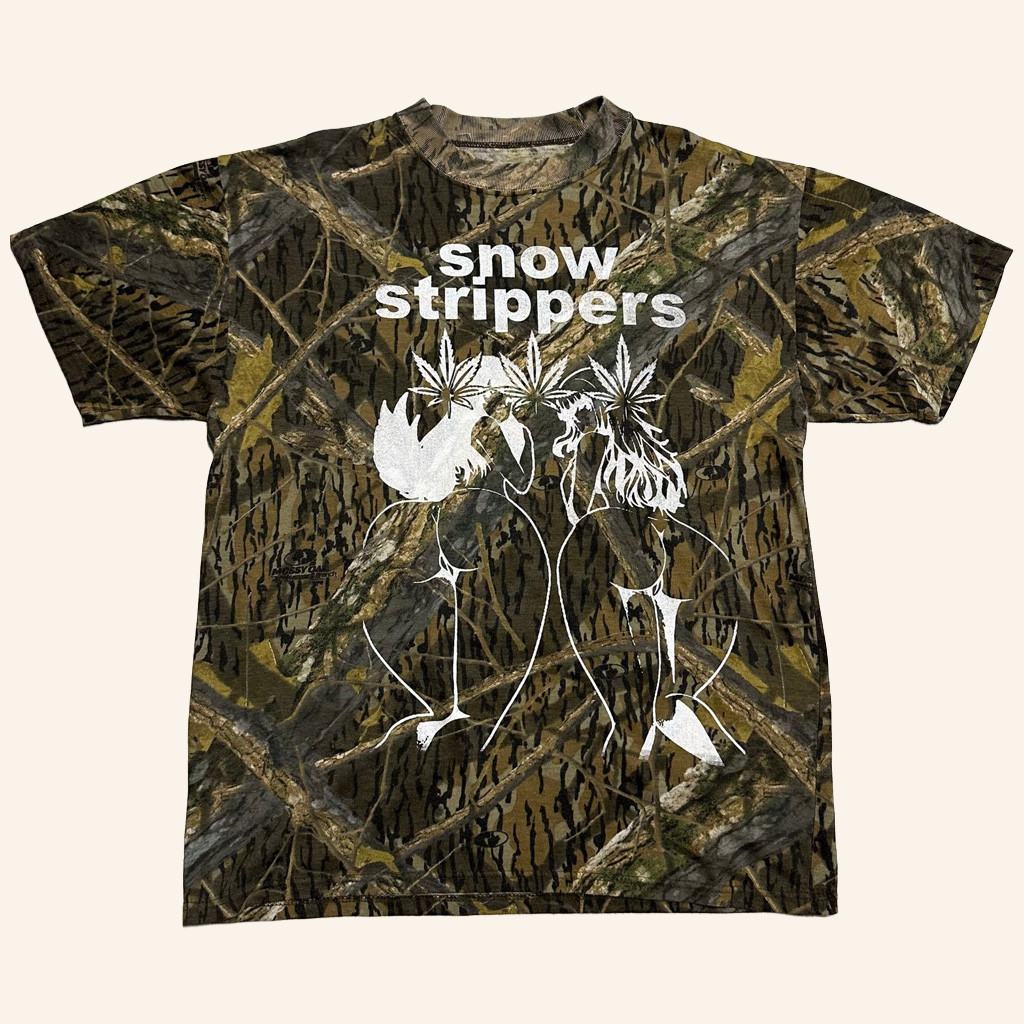 Snow Strippers Merch Snow Strippers Tree Camo T-Shirt Gifts Ideas For Brothers