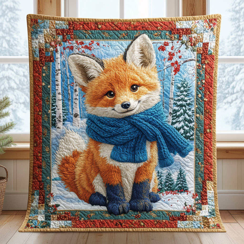 Snow Whisper Quilt Beautiful Printed Quilt Blanket for Home Aesthetics