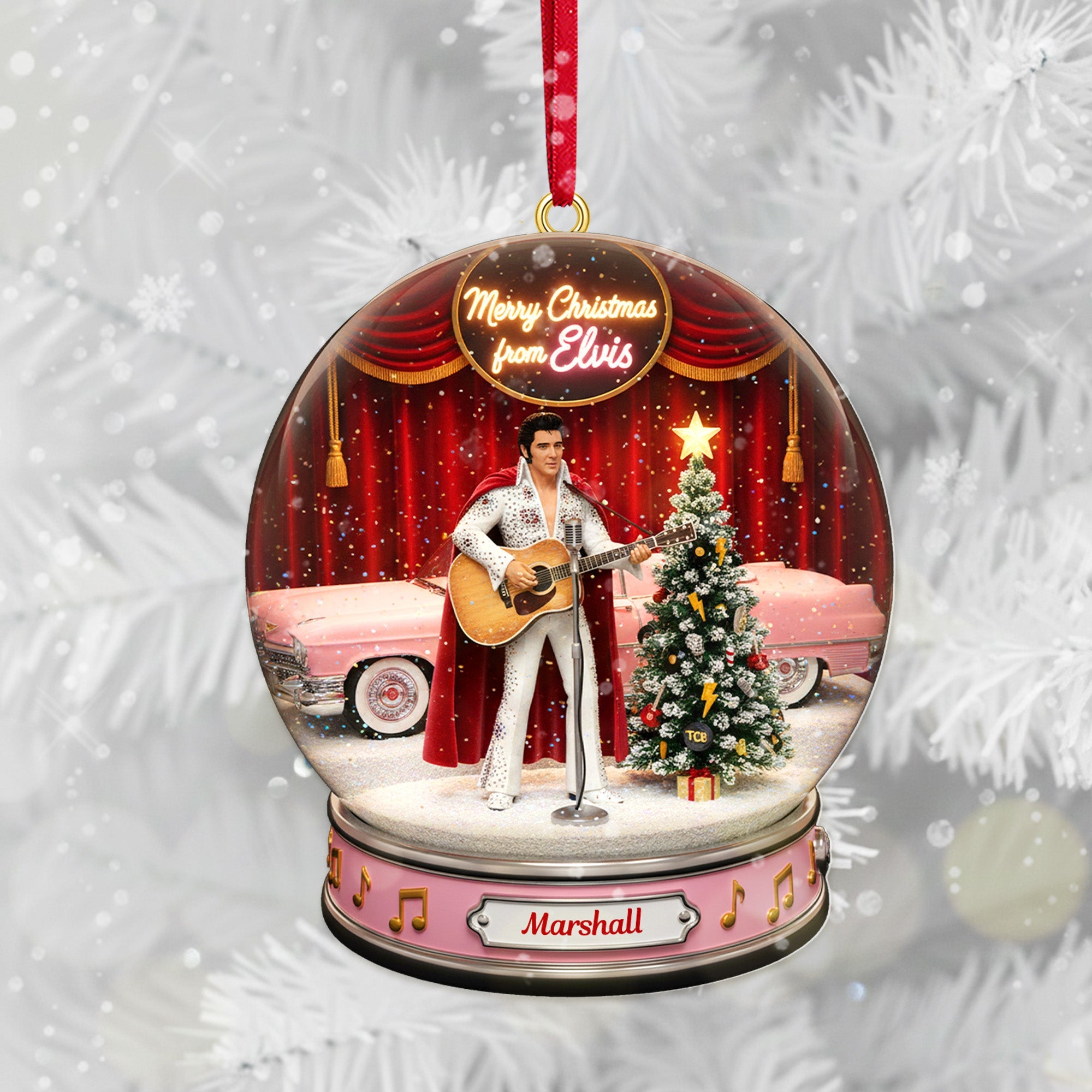 Snowball Singer Fans Ornament - Personalized Gifts For Fans Christmas Ornament - Fun Holiday Ornament Gift