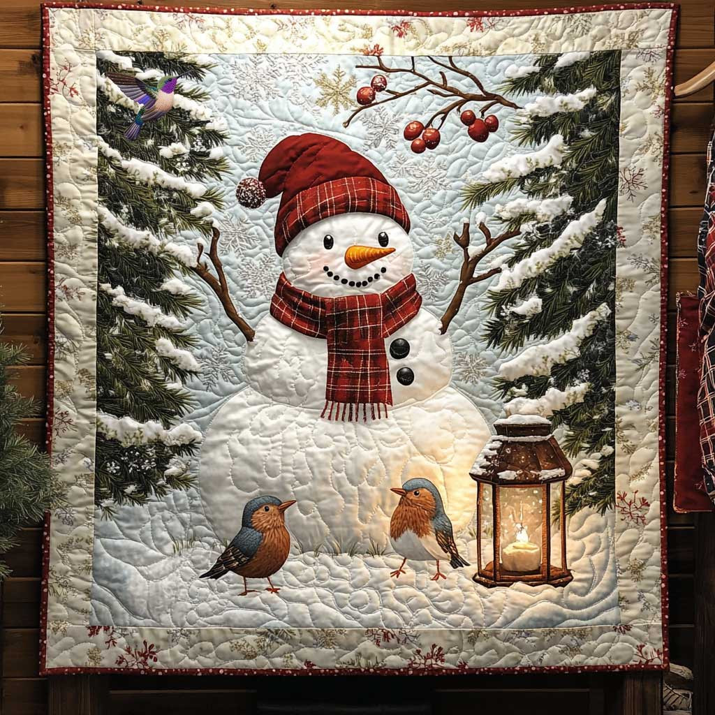 Snowman Cardinal Throws And Blankets Meaningful Anniversary Gifts For Her 