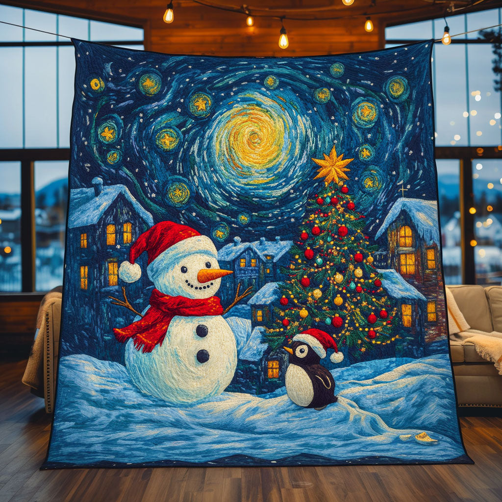 Snowman Glow Quilt Blanket Christmas Throws Best Presents For Teenage Guys
