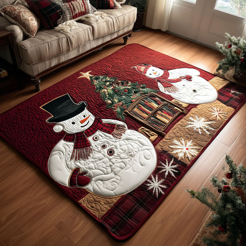 Snowman Harmony Area Rug Christmas Decor For Entryway Grandparent Xmas Gift Ideas