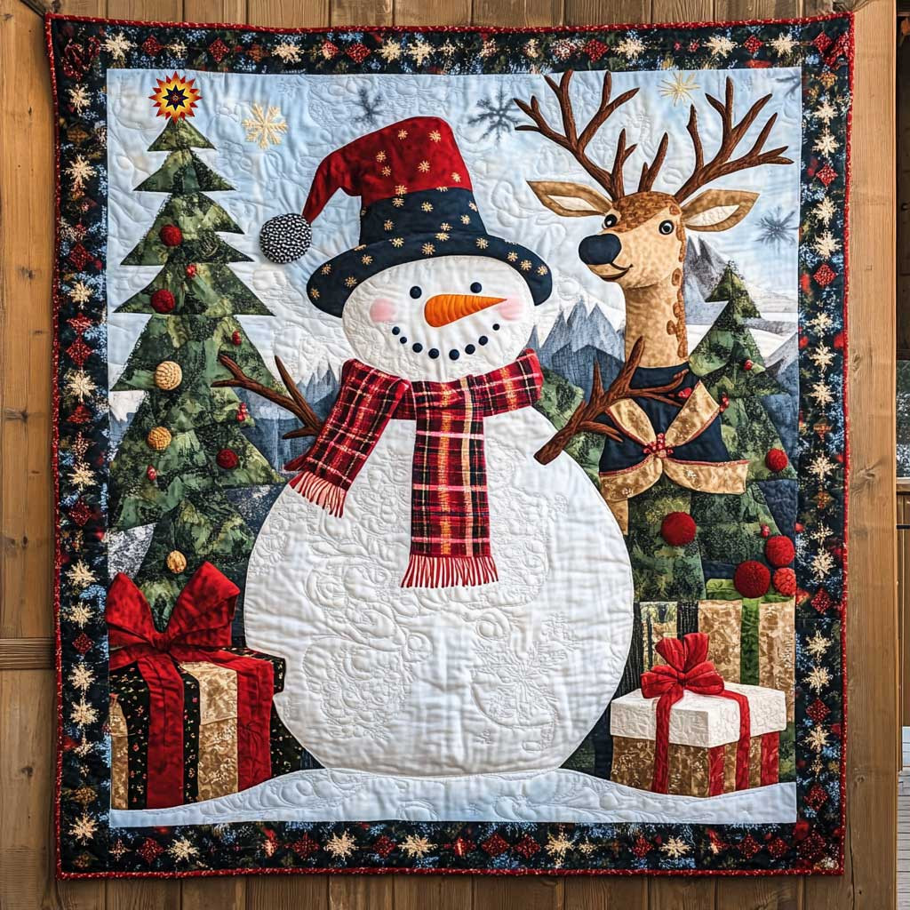 Snowman Reindeer Christmas Gift Christmas Throws Christmas Presents For Mum