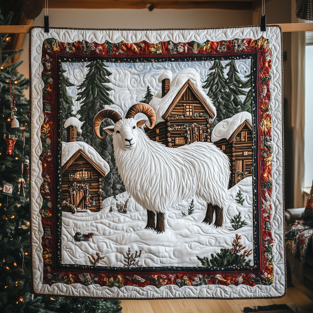 Snowy Homestead Guardian Quilt Home Essential Gift Cozy Quilt Blanket