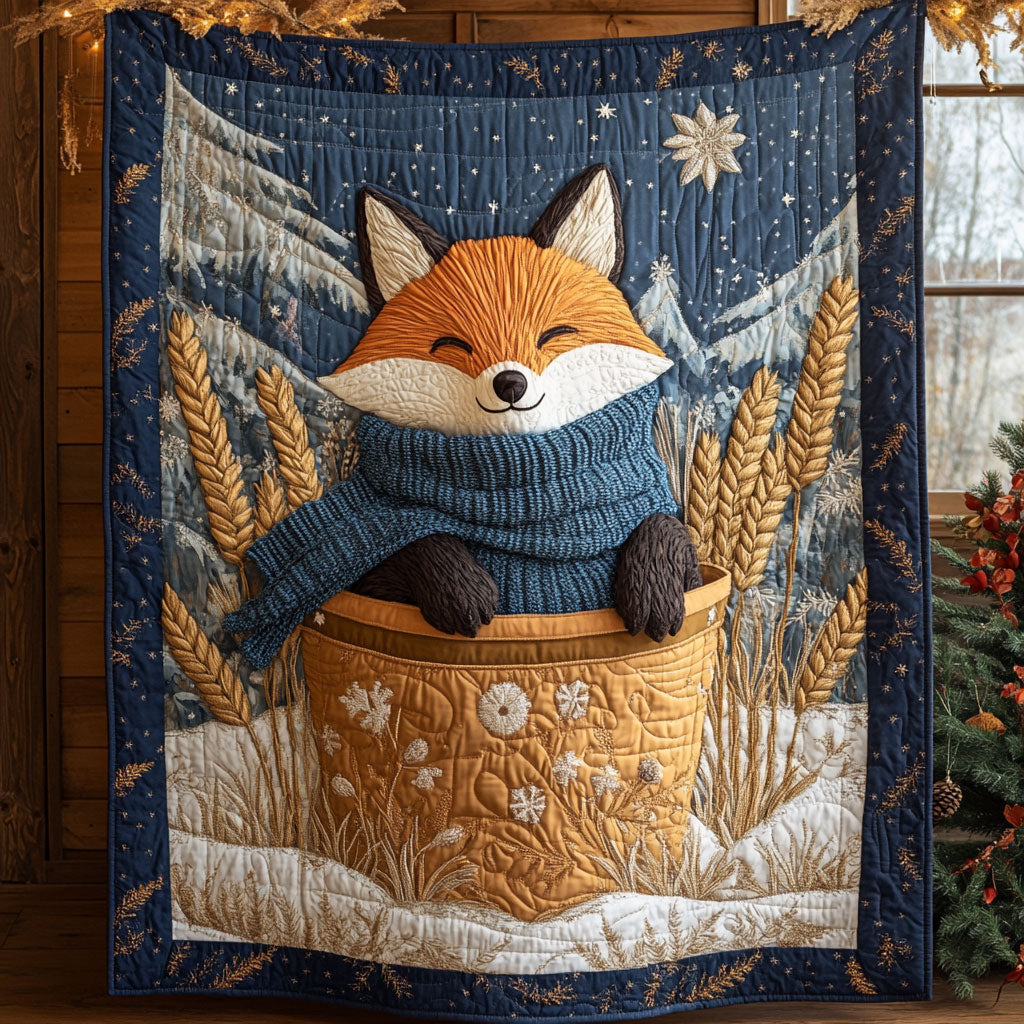 Snowy Whispers Quilt Premium Quilt Blanket Gift for Cozy Winter Nights