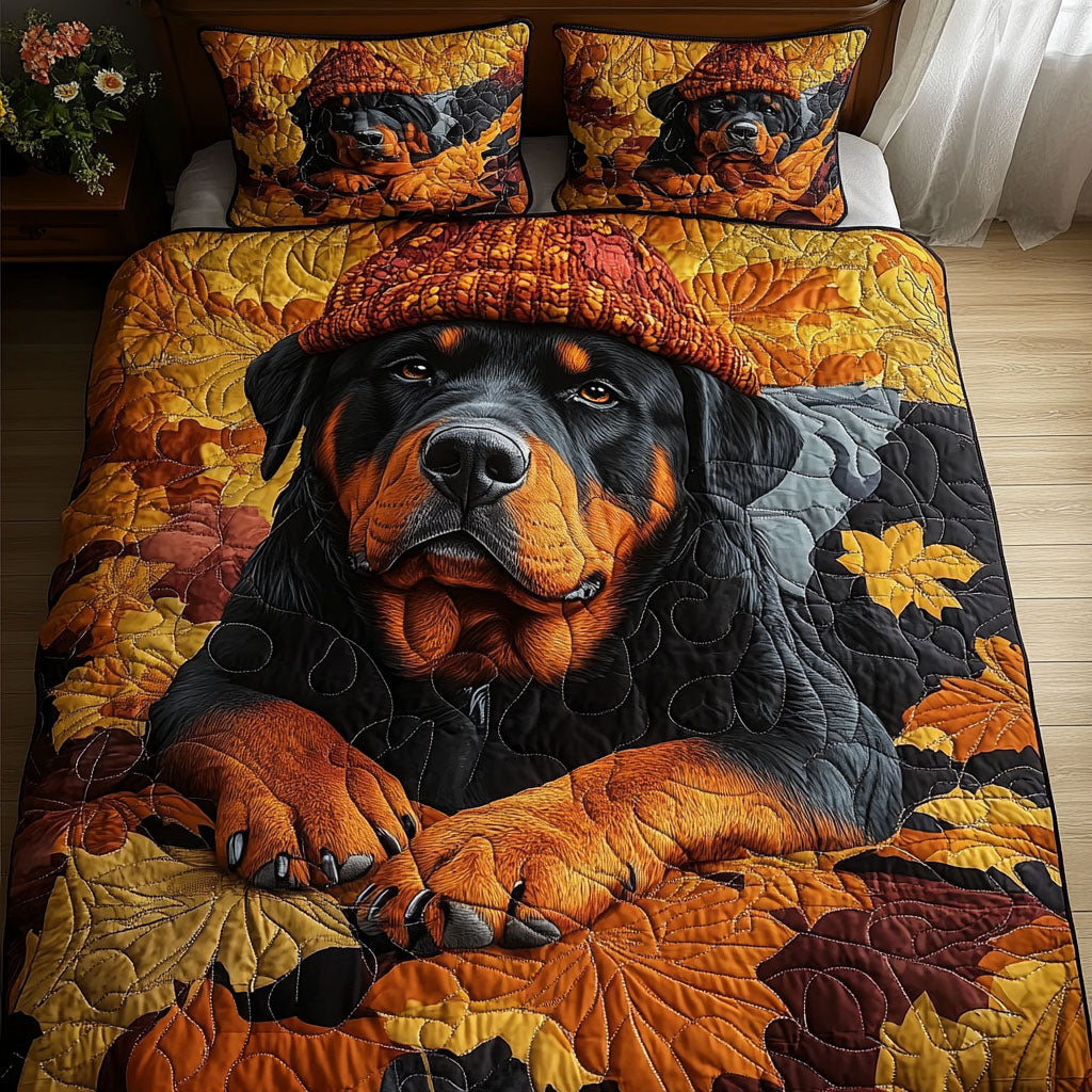 Snuggle Pup Patch Quilted Bedding Set Modern Bedding Set to Upgrade Your Bedroom