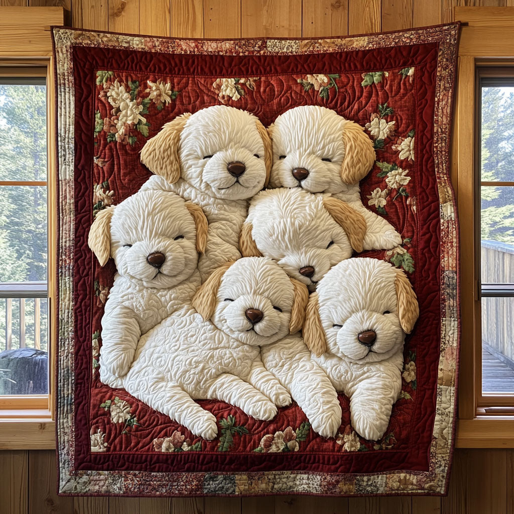 Snuggle Puppy Quilt Warm and Stylish Quilt Blanket for Winter Nights