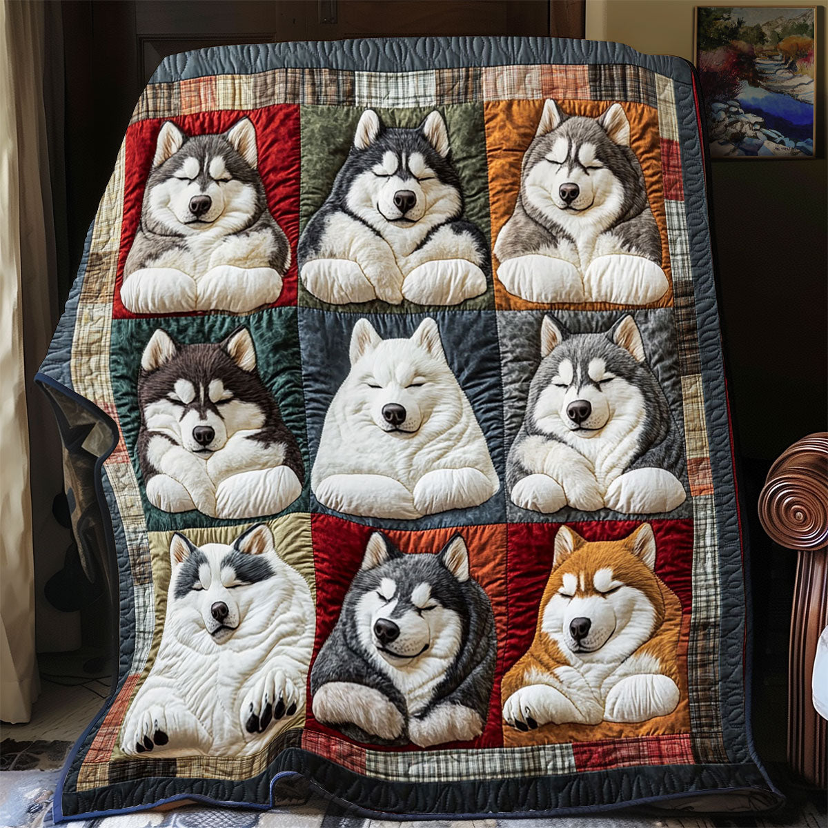 Snuggle Tails Quilt Elegant Quilt Blanket for Relaxing Evenings