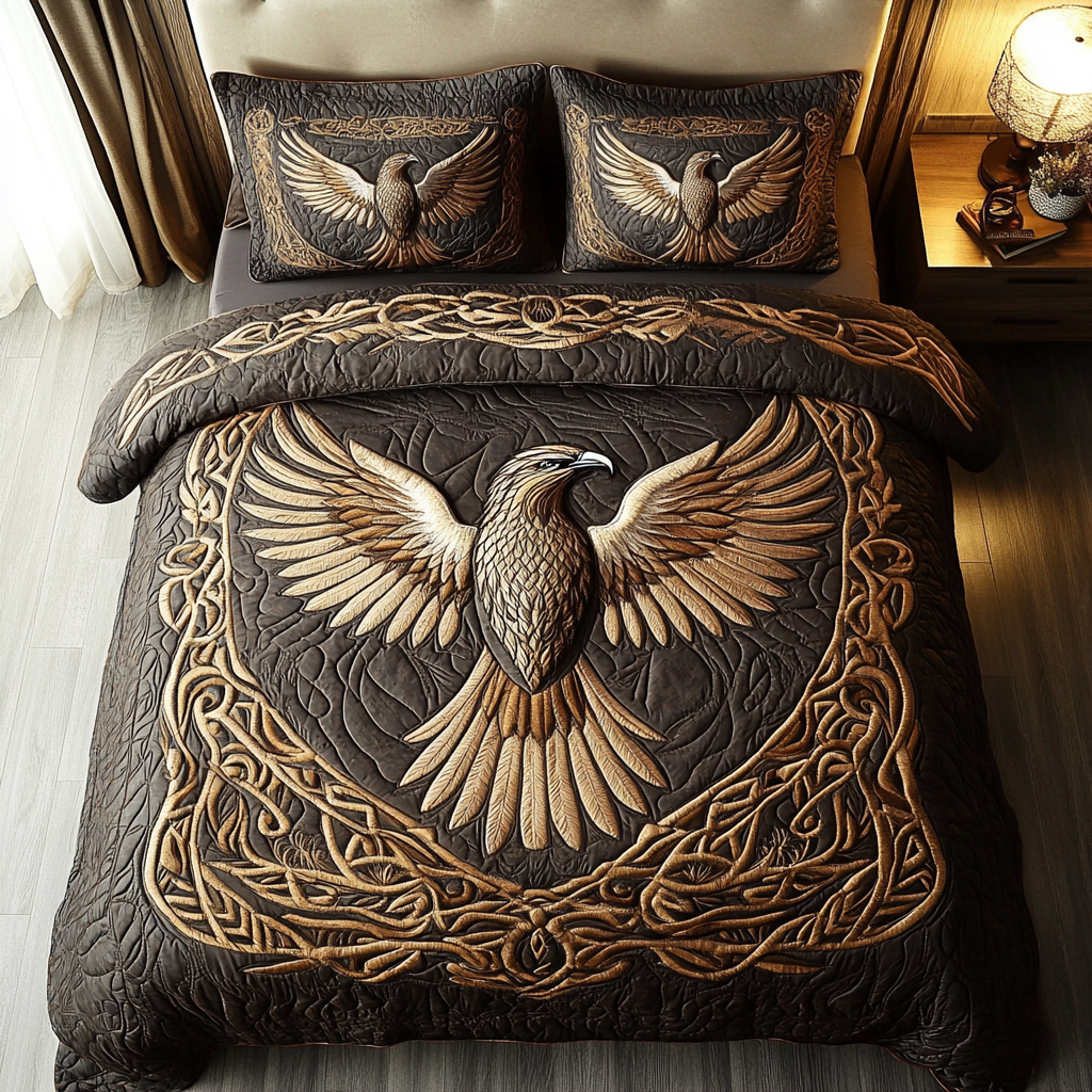 Soaring Spirit Quilted Bedding Set Comfy Bedding Set That Adds Style and Warmth