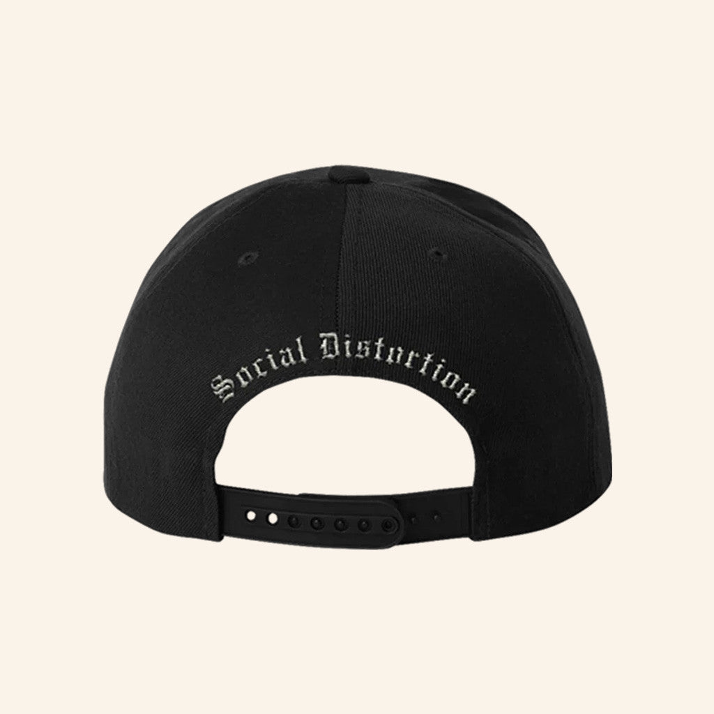 Social Distortion Merch Crossed Skelly Ltd Snapback Hat Gifts For Dad Social Distortion Merch Crossed Skelly Ltd Snapback Hat Gifts For Dad