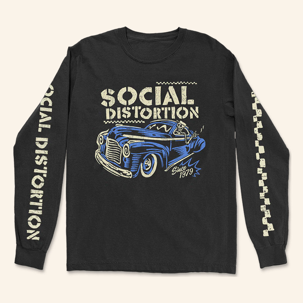 Social Distortion Merch Vintage Ride Long Sleeve T-Shirt Gifts For Father