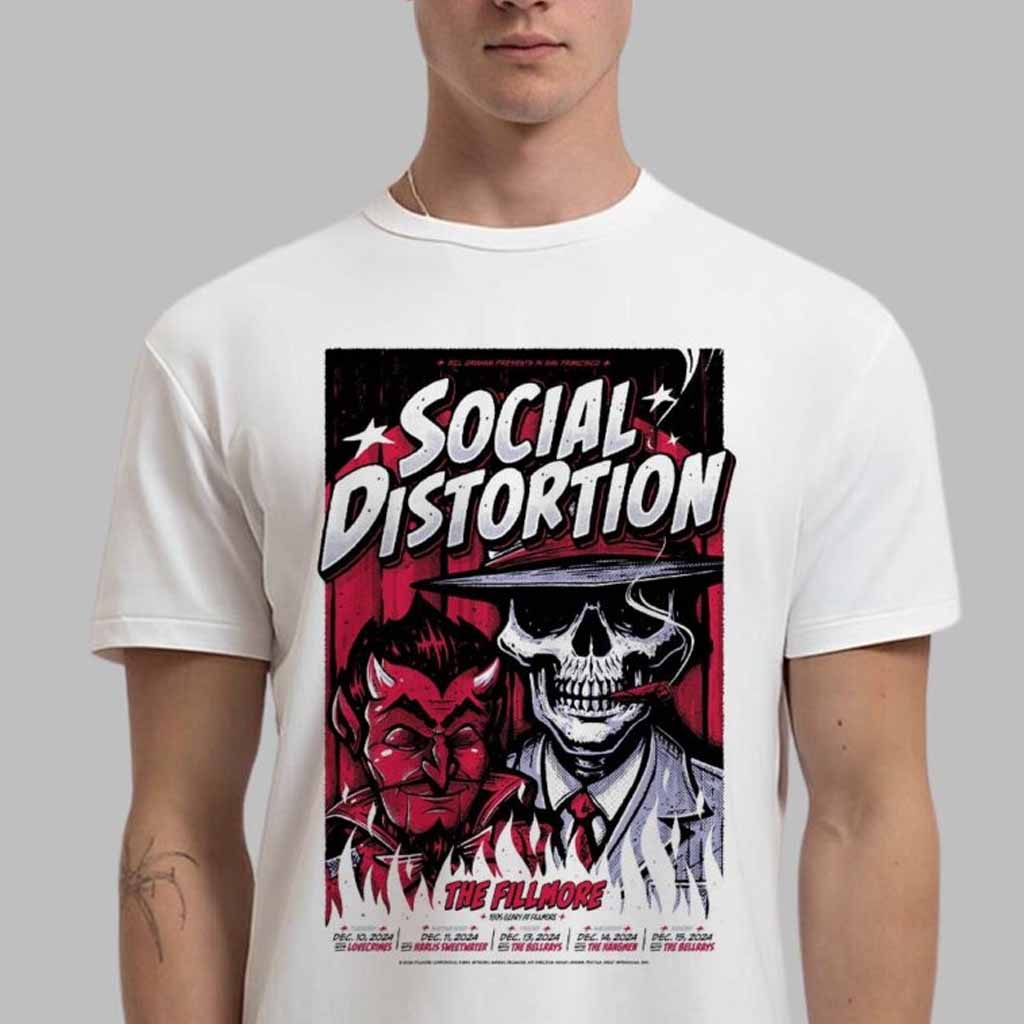Social Distortion Poster For Series Shows On December 2024 T-Shirt Social Distortion Merch Gifts For Him Social Distortion Poster For Series Shows On December 2024 T-Shirt Social Distortion Merch Gifts For Him