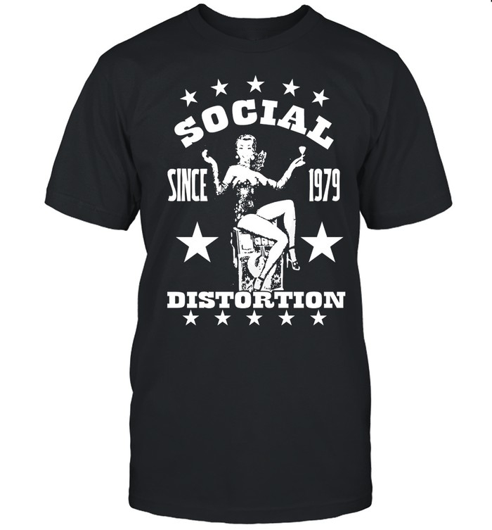 Social Distortion Since 1979 T-Shirt Social Distortion Rockabilly Clothing Gift For Him