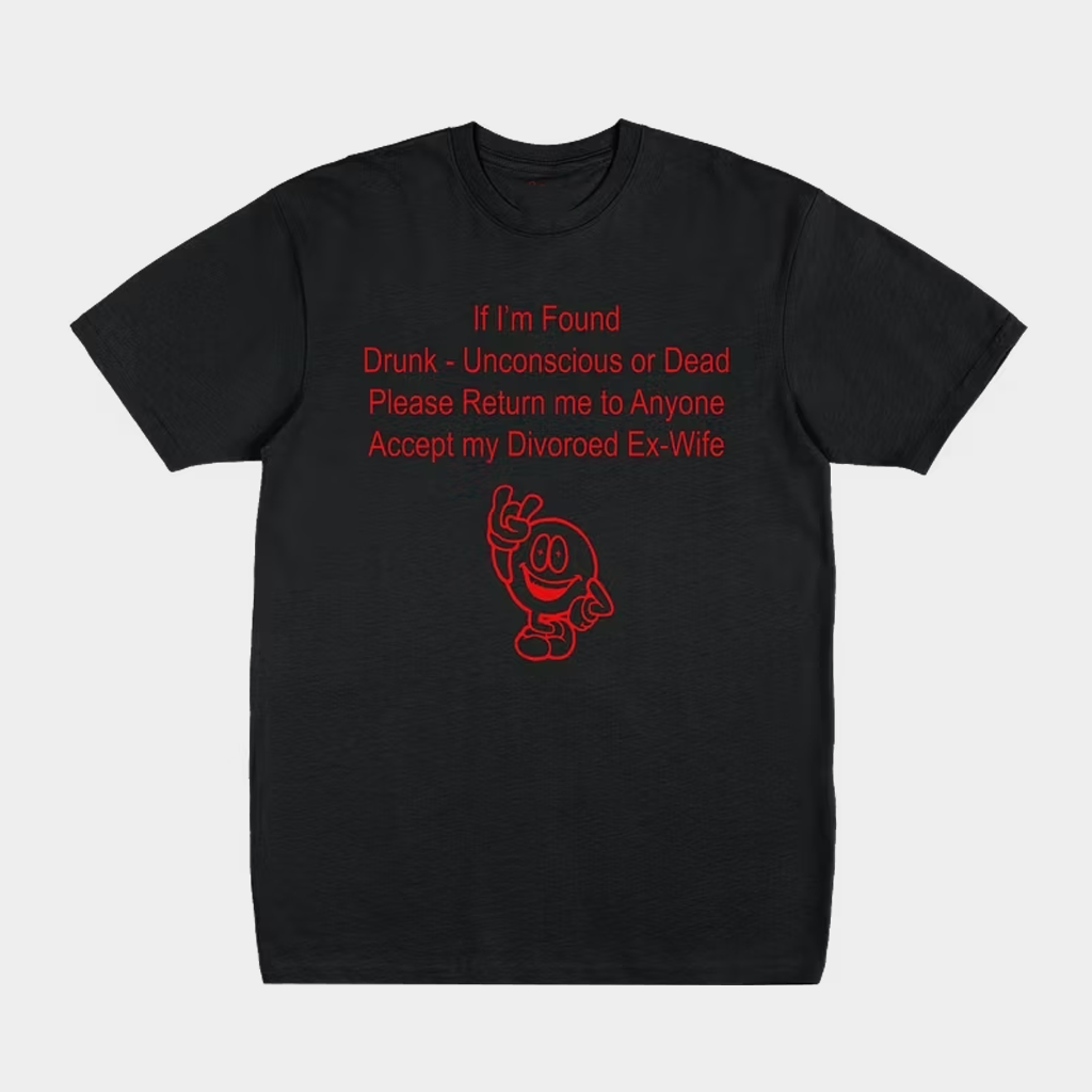 Socpens Merch Divoroed Ex Wife Shirt Humorous Slogan T-Shirt Gifts For Friends