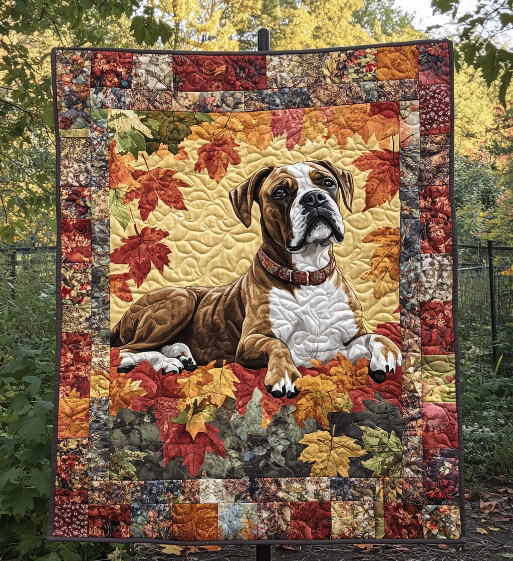 Soft Boxer Hug Quilted Blanket Presents For Dog Lovers