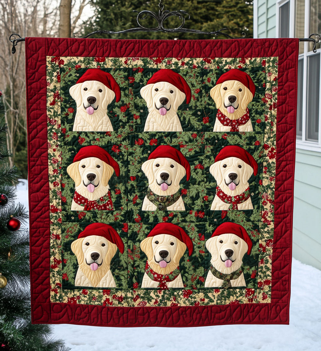 Soft Golden Dreams Quilted Blanket Good Gifts For New Dog Owners