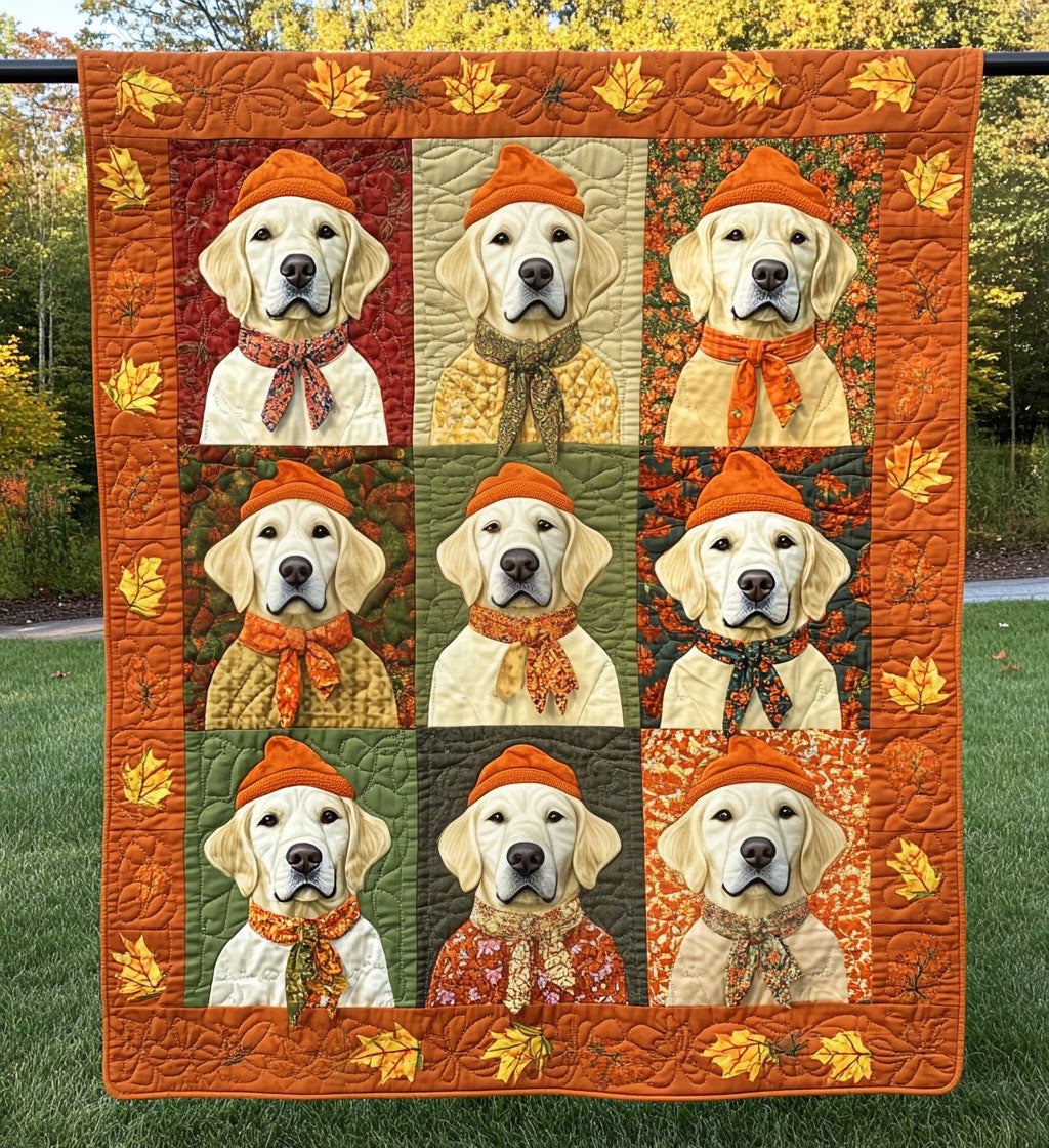 Soft Golden Hug Quilted Blanket Good Gifts For New Dog Owners