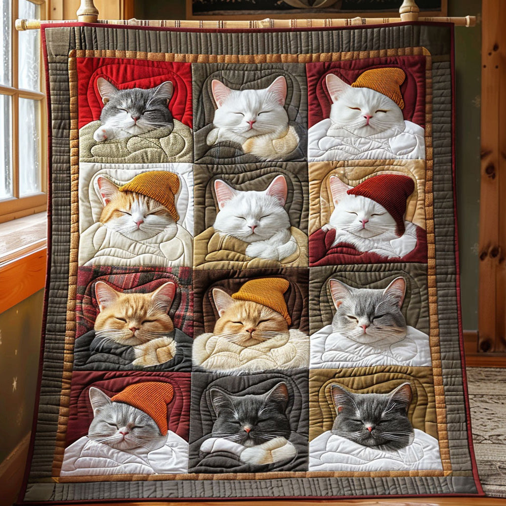 Soft Paws Quilt Unique Holiday Gift Idea with Quilt Blanket