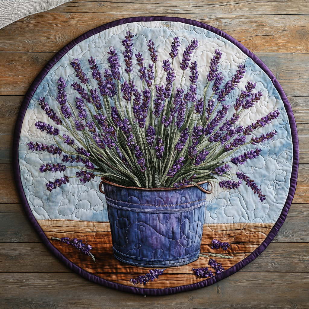Soft Quilted Round Mat Christmas Entry Way Decor Gifts For Sunflower Lovers