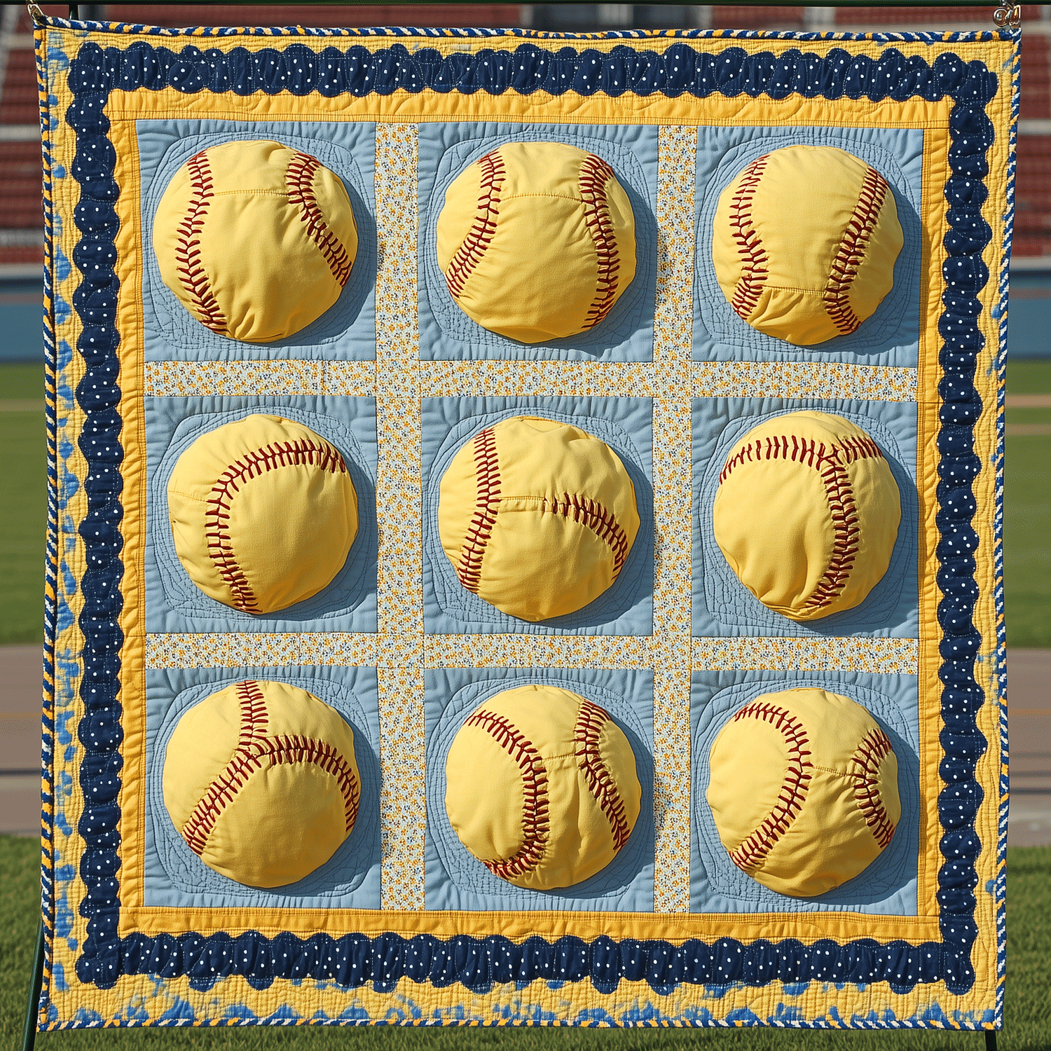 Softball Dreams Quilted Blanket Cute Blankets For Girlfriend