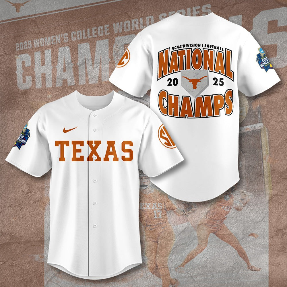 Softball National Champions Hook 'Em Jersey Softball Lovers Gifts