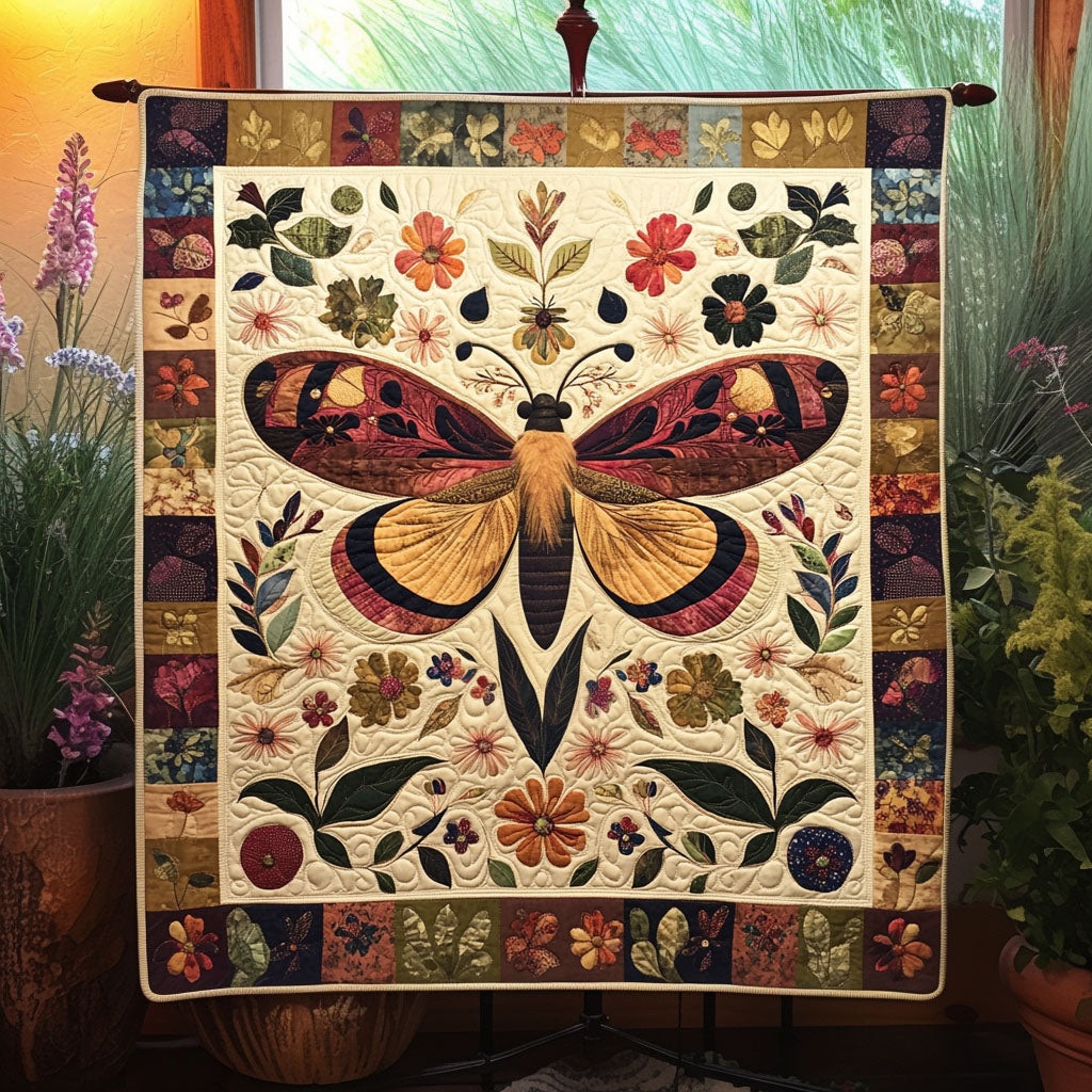 Softly Gliding Quilted Blanket Christmas Throw Blanket Butterfly Gifts For Adults