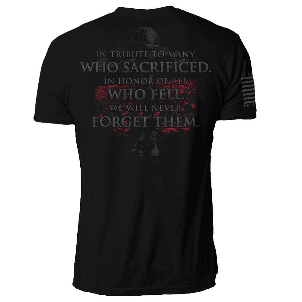 Soldier We Will Never Forget Them T-Shirt Memorial Day Shirt Gifts For Veterans