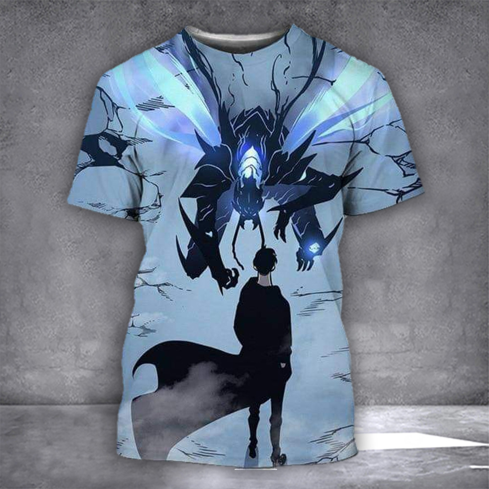 Solo Leveling Shirt Shadow Army Sung Jin Woo T-Shirt Official Merch Manga Fan Gifts