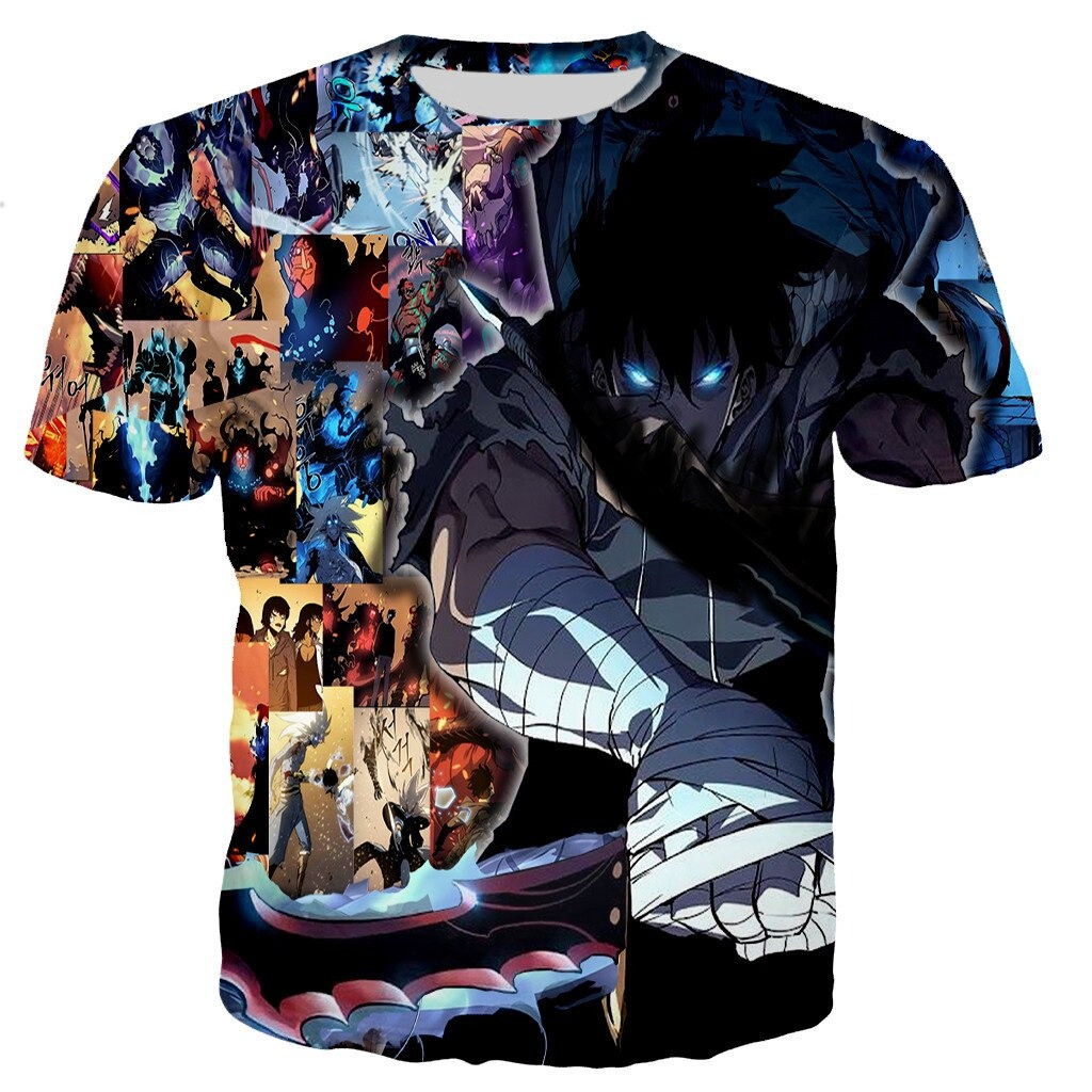 Solo Leveling Shirt Solo Leveling Reawakened Jin Woo T-Shirt Merch Gifts For Manga Lovers