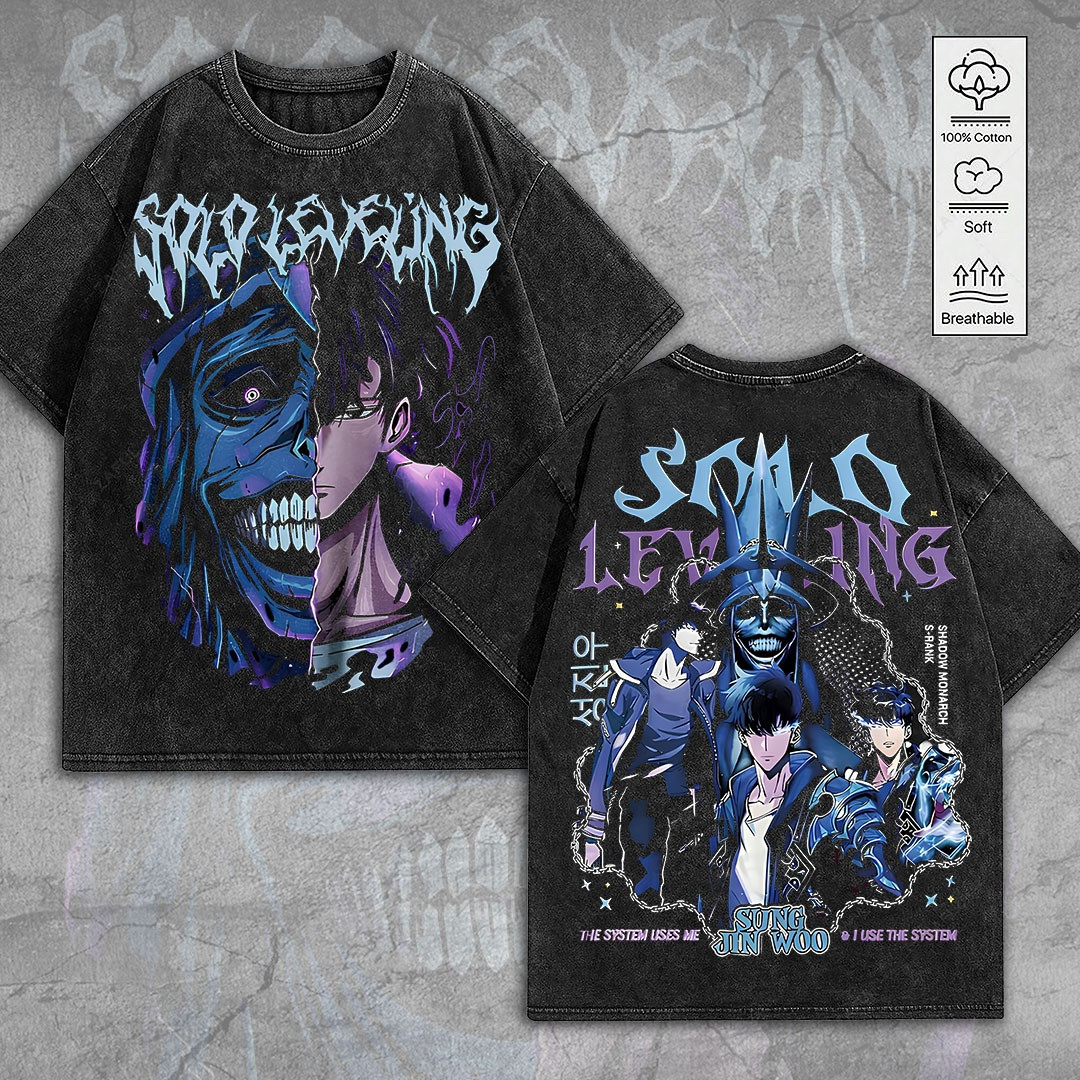 Solo Leveling Sung Jun Woo S Rank T-Shirt Presents For Fan Lovers