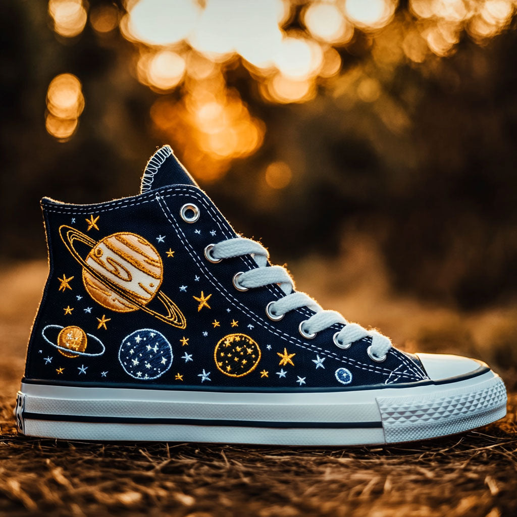 Solstep Canvas High Tops Christmas Merch Gift