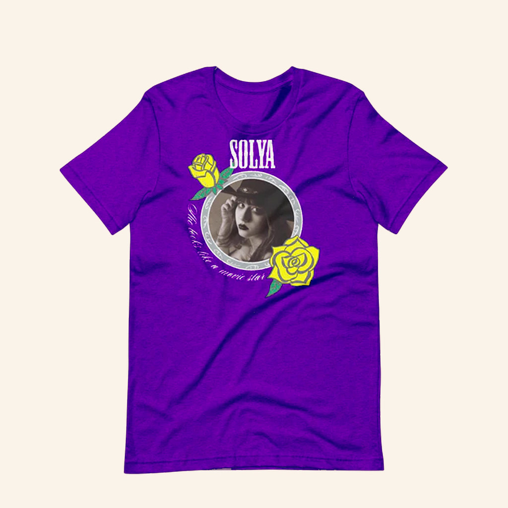 Solya Music Merch Movie Star T-Shirt Birthday Presents For Besties Solya Music Merch Movie Star T-Shirt Birthday Presents For Besties