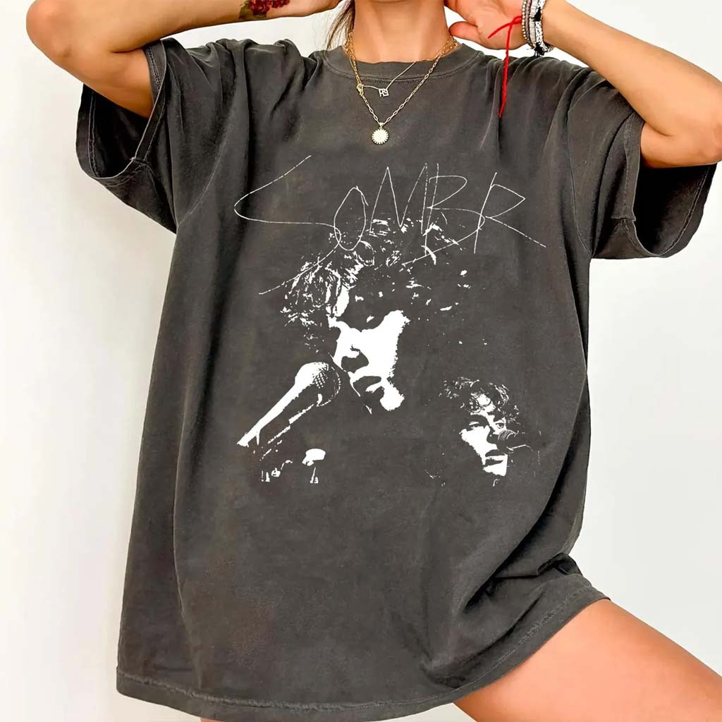 Sombr Merch Sombr World Tour Music T-Shirt Gift For Concert Lover