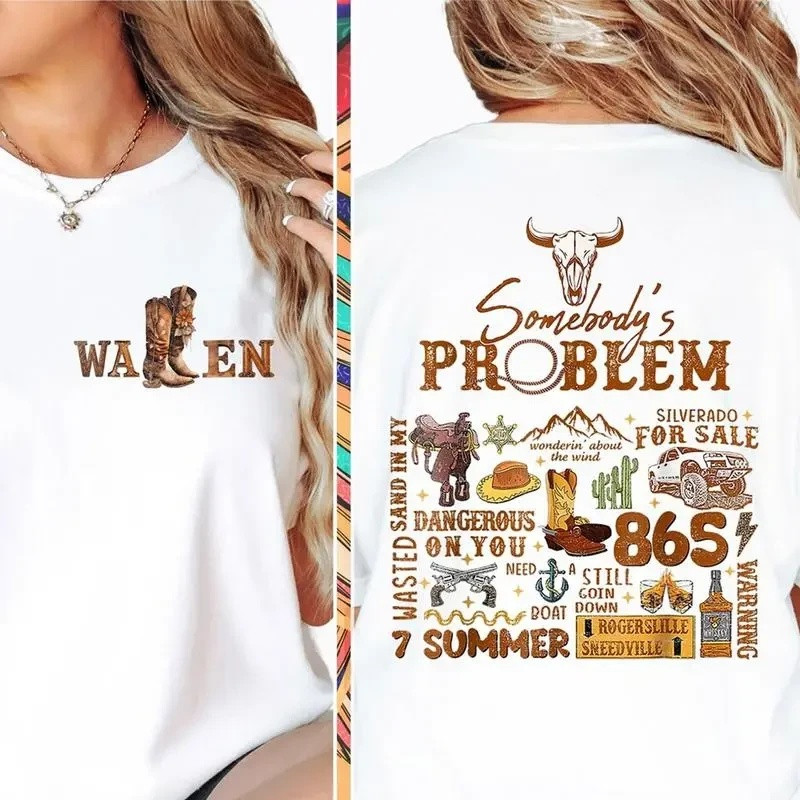 Somebody's Problem Morgan Wallen T-Shirt Morgan Wallen 2026 Tour Merch Best Gift For Fans