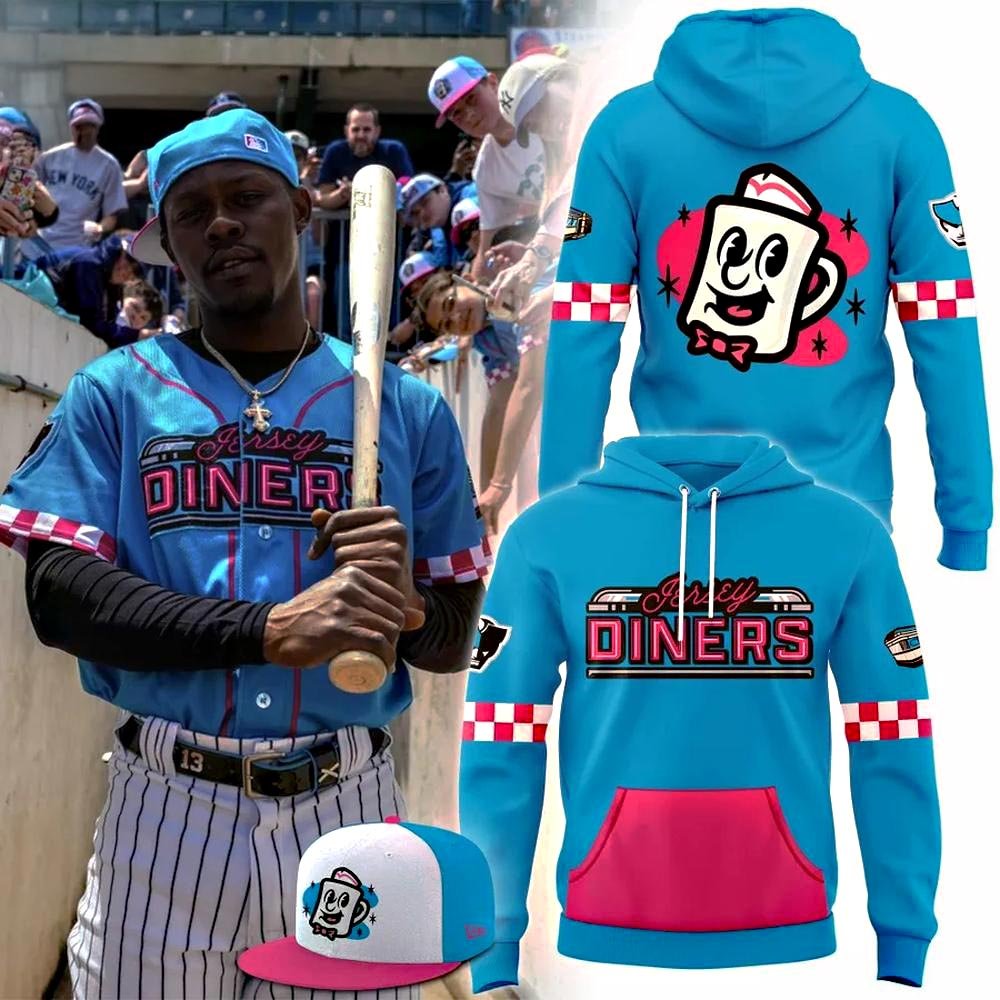 Somerset Patriots Jersey Diners Limited Edition Hoodie Presents For Baseball Fans