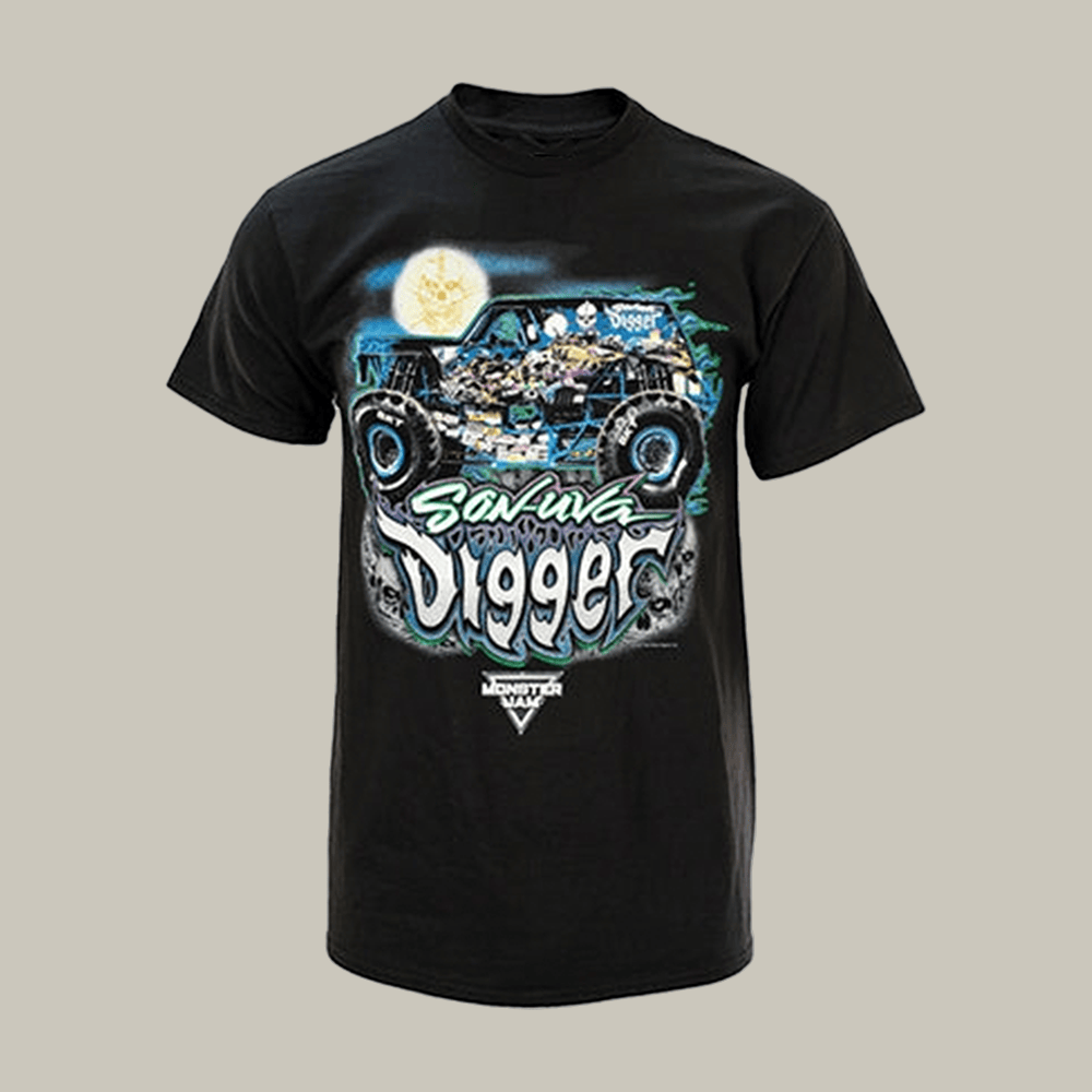 Son-Uva Digger Skulls T-Shirt Monster Jam Clothes Unique Gifts For Friends