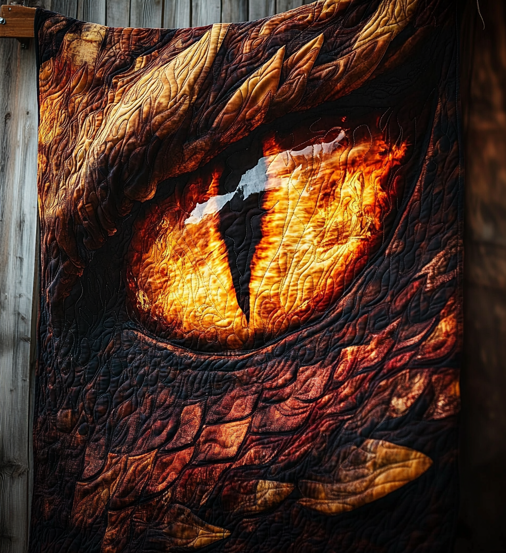 Song Of Fire Quilted Blanket Unique Dragon Gifts